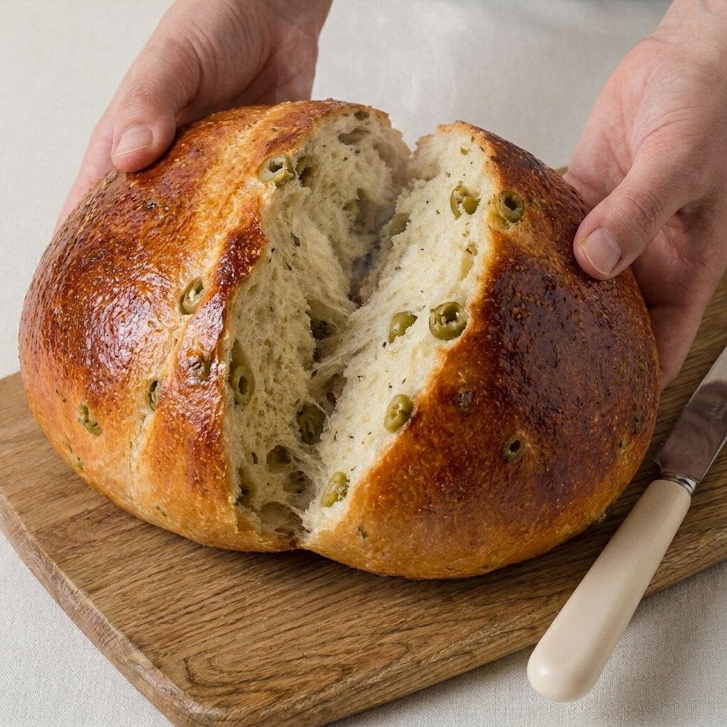 Artisan Italian Olive Bread
